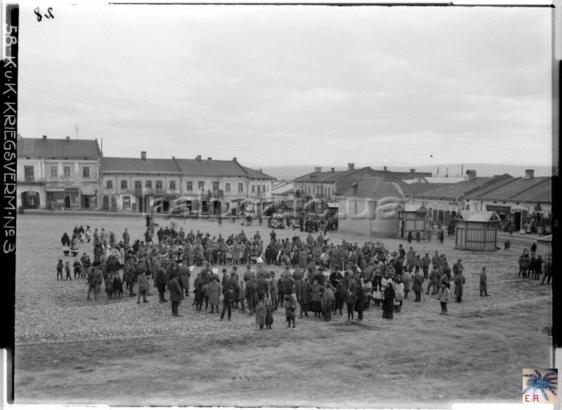 Калуська площа ринок у 1917 році