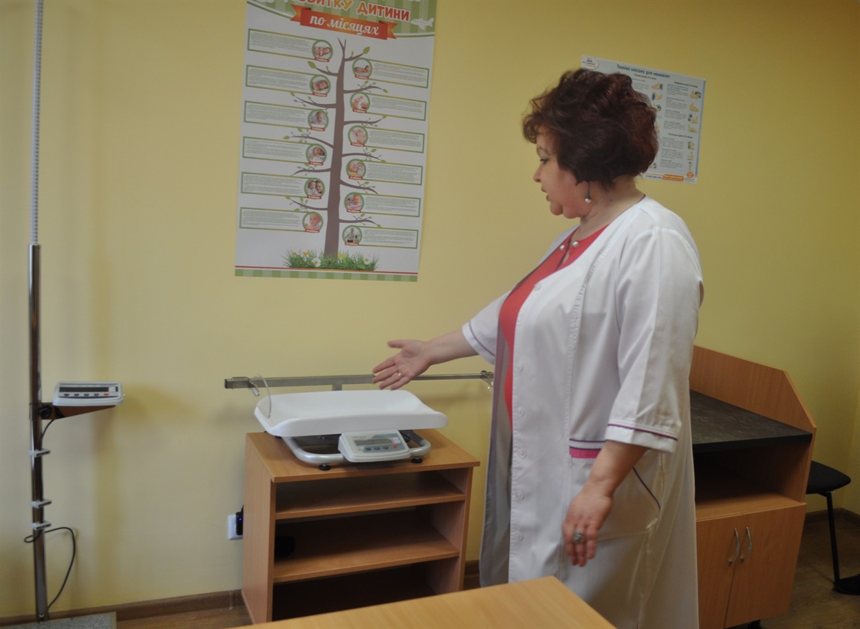 Ірина Шипович демонструє нові електронні ваги