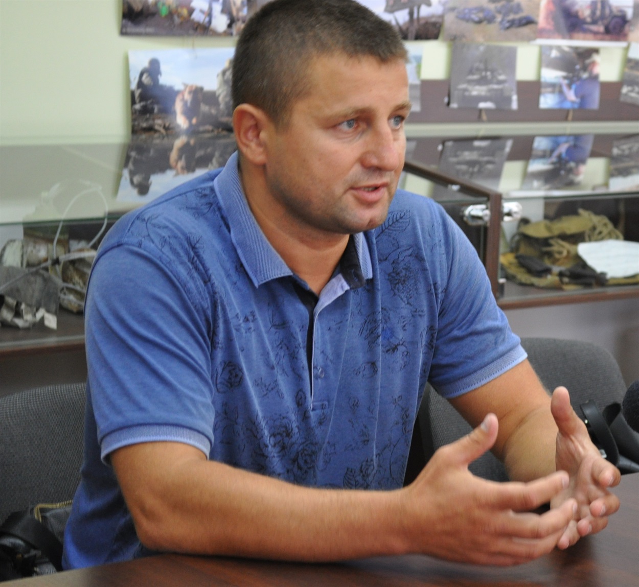 Голова Калуської спілки учасників АТО/ООС Олександр Соколовський