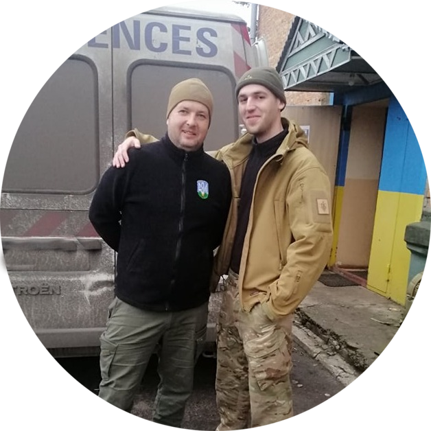 Олег Мазур з Калуша та Дмитро з Феофанія