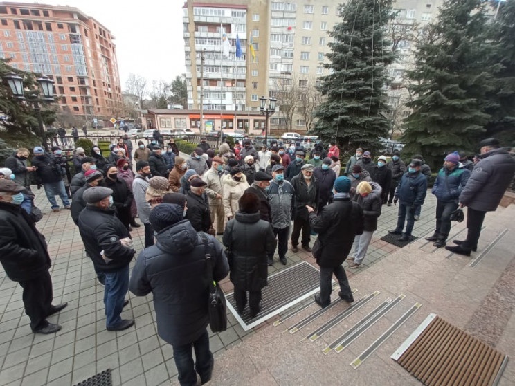Мітинг у Івано-Франківську. 