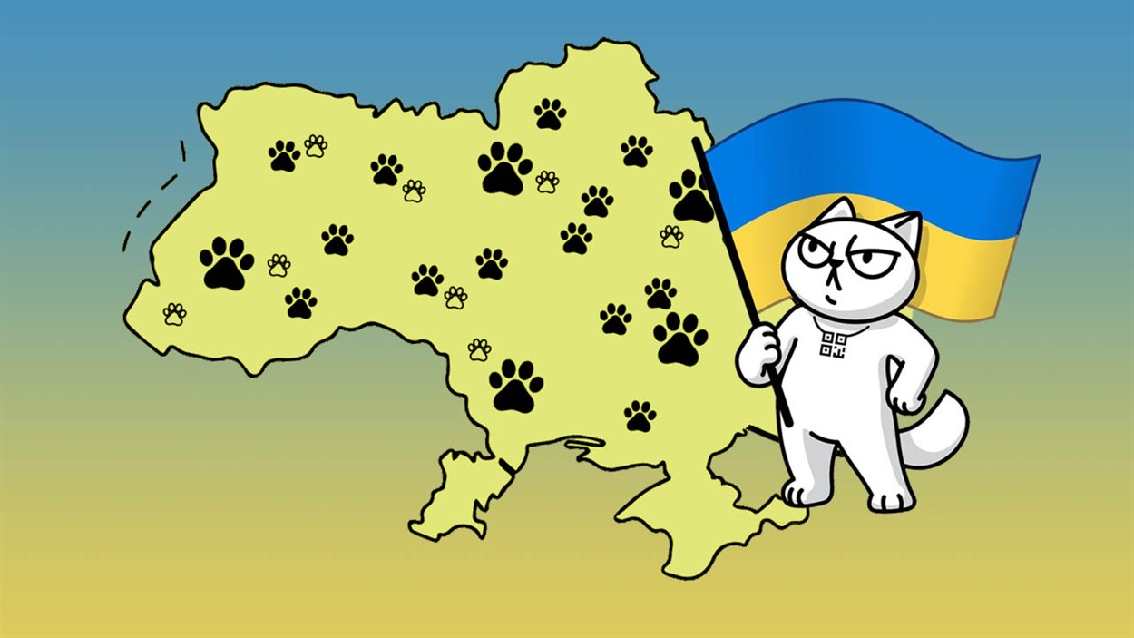 Котик маскот Монобанку